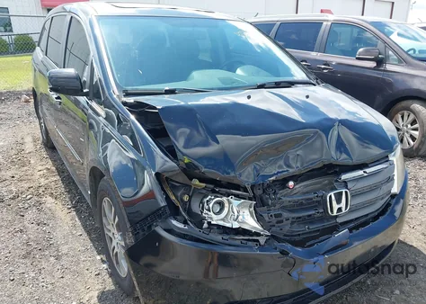 2013 Honda Odyssey Ex-L z USA, uszkodzony, nr VIN 5FNRL5H60DB088804